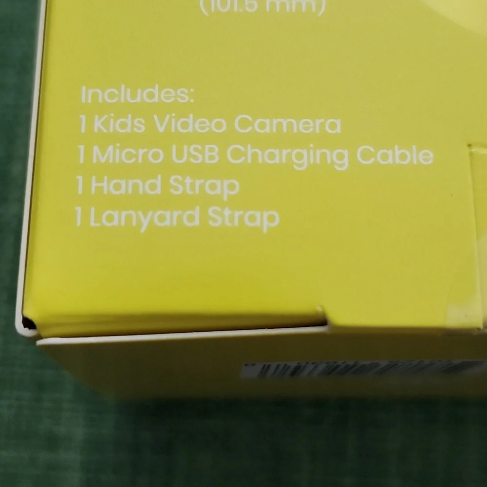 Vibrant Yellow and Blue Kids Video Camera